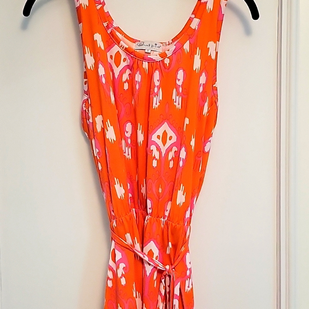 Mudpie bag lady orange dress size size small